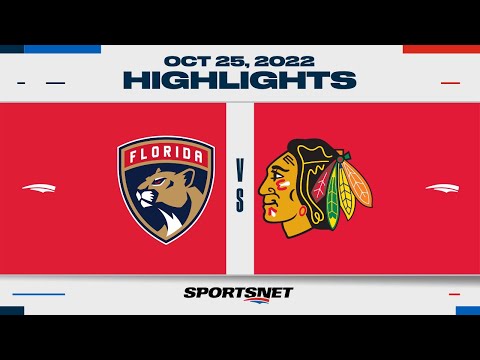 NHL Highlights | Panthers vs. Blackhawks - October 25, 2022