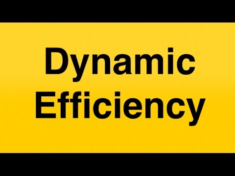 Dynamic Efficiency in 60 Seconds