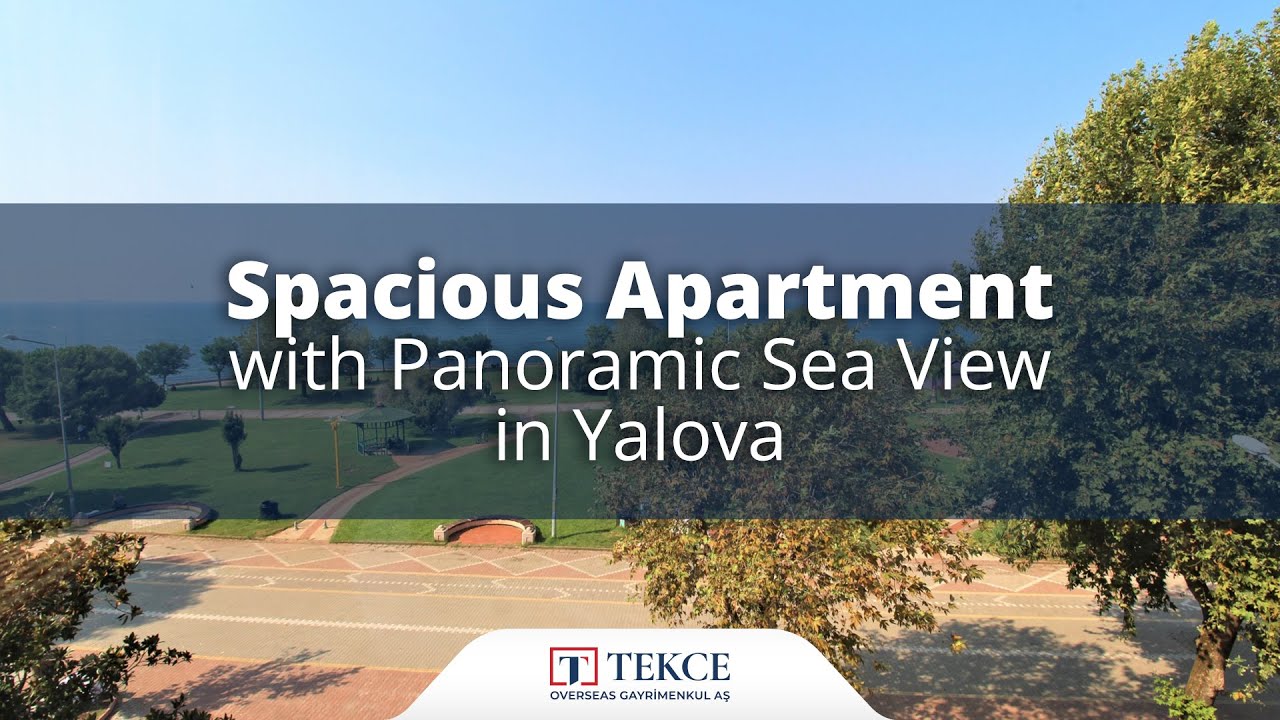 Yalova Sahilde Panoramik Deniz Manzaralı Geniş Ferah Daire