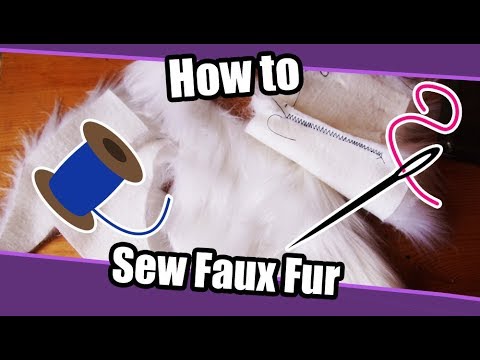 Tutorial how to sew fake fur