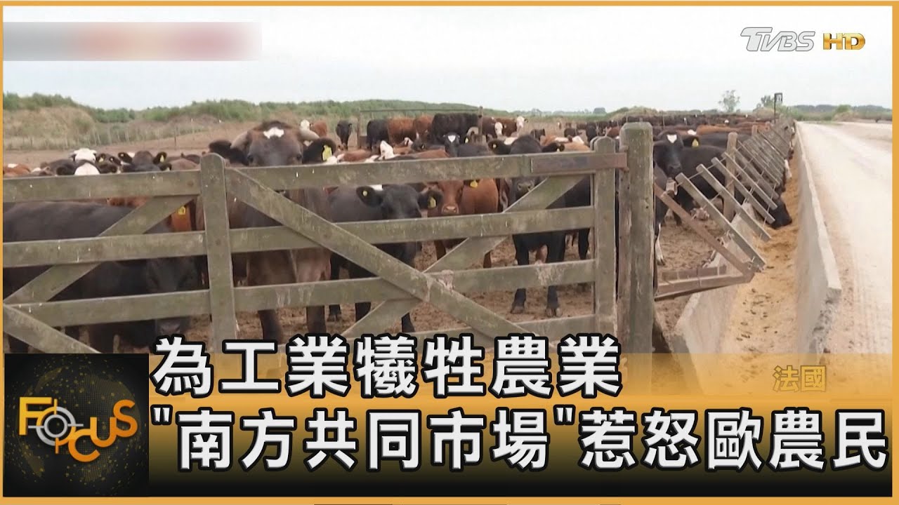 為工業利益犧牲農業 「南方共同市場」惹怒歐農民