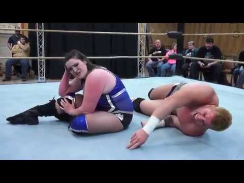 Davienne Drills Channing Thomas With A Samoan Drop - Limitless Wrestling (Intergender)