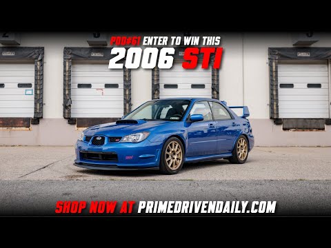Prime Driven Daily 61 - 2006 Subaru STI - AWD Rally Machine - Iconic World Rally Blue Pearl Gold BBS