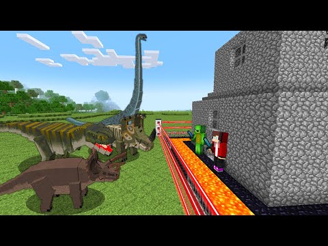 DINOSAURS SECURITY HOUSE BUILD CHALLENGE – SAFEST BASE TO PROTECT THE FAMILY