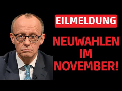 NEUWAHLEN im NOVEMBER – Merz BRICHT ZUSAMMEN!