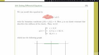 Solving differential equations with the Fourier transform