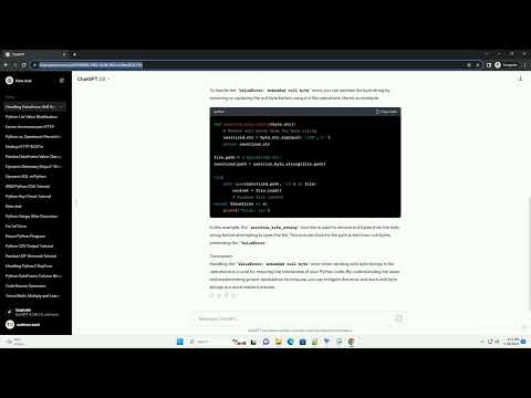 Valueerror Embedded Null Byte When Opening A File Using Bytestring Python
