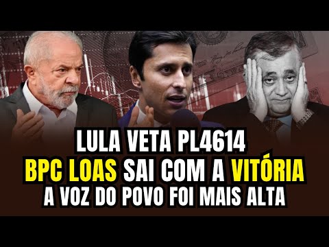 Atenção: Lula acaba de veta PL4614 vitória do BPC LOAS - A união faz a diferença