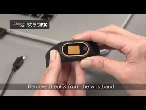 Getting Started Copper Fit Step FX Fitness Tracker