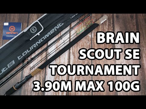 Фідер Brain Scout SE Tournament 3.90m max 100g 3sec (+3 вершинки)