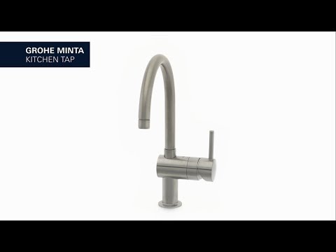 Grohe Minta keukenkraan met draaibare c-uitloop - chroom