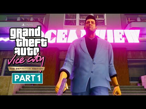 Grand Theft Auto Vice City – The Definitive Edition PS5™ Walkthrough Gameplay Part 1 (No Commentary)