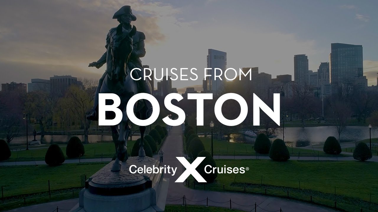 Celebrity Cruises: Cruises from Boston, with a view of the Boston skyline