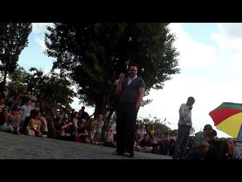 somebody sang the police, and then the police came...