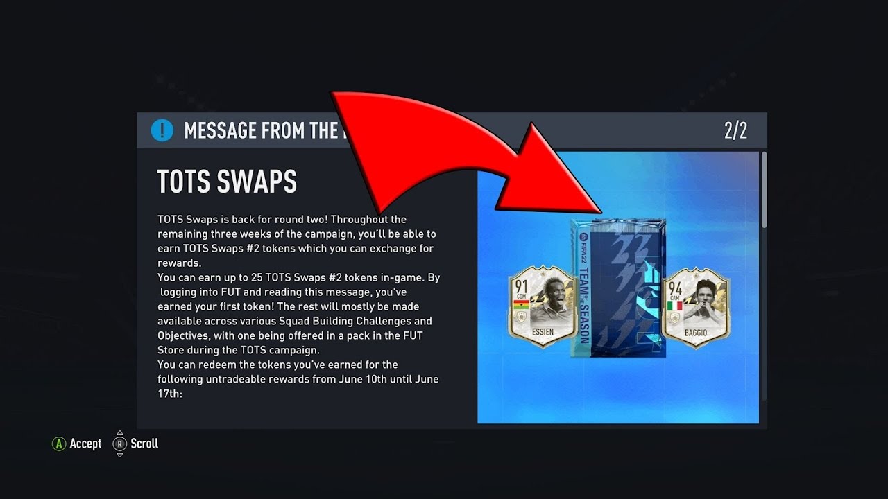HOW TO GET & USE TOTS SWAPS 2 TOKENS!! | FIFA 22 ULTIMATE TEAM