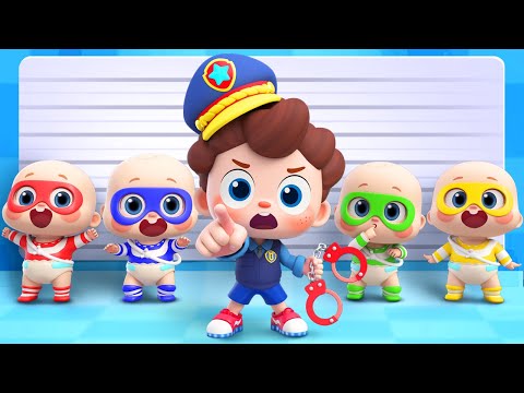 Neo Opens His Own Police | Police Chase | Learn Colors | Nursery Rhymes & Kids Songs | BabyBus