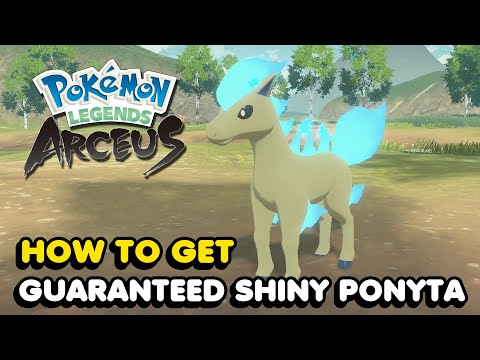 How To Get A Guaranteed SHINY PONYTA In Pokemon Legends: Arceus