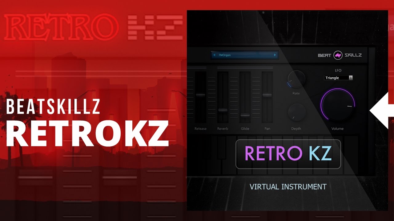 Beatskillz RetroKZ - 80s Retro Synth Sampler Plugin with Soundpatches - Beatskillz.com - YouTube