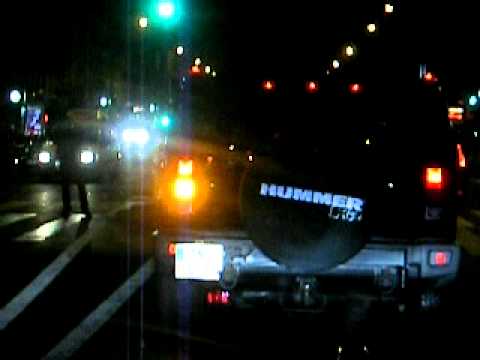 Convoir hummer h2 paris by night!