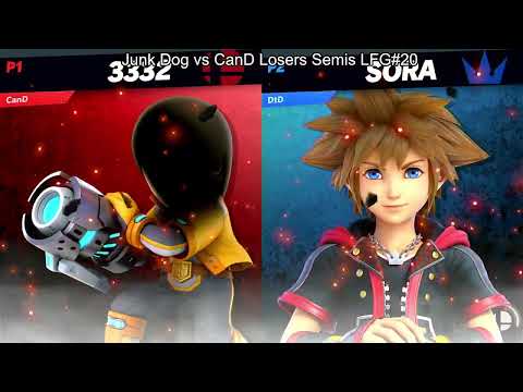 LFG 20 Losers Finals - Junk Dog (Sora) Vs CanD (Mii Gunner) Bristol Smash Ultimate Weekly - SSBU