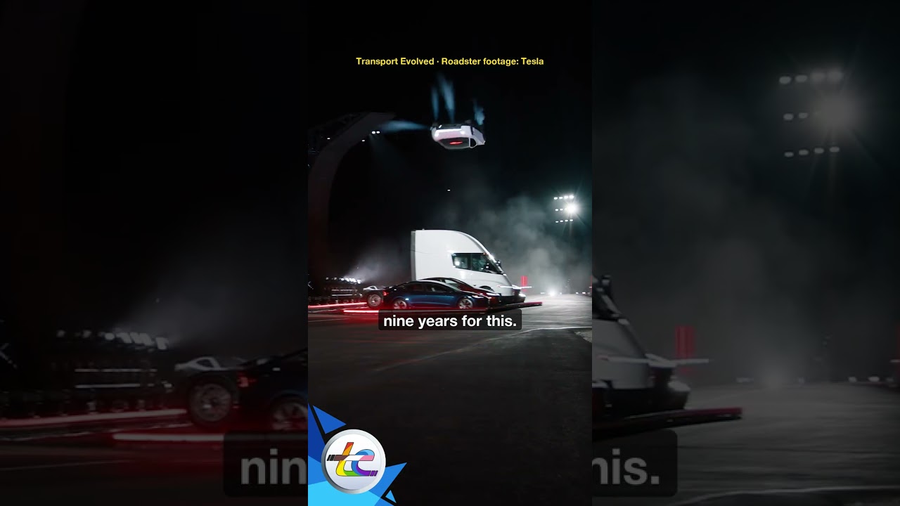 Nine Years for THIS? Tesla's Roadster Drives Upside Down 🙃