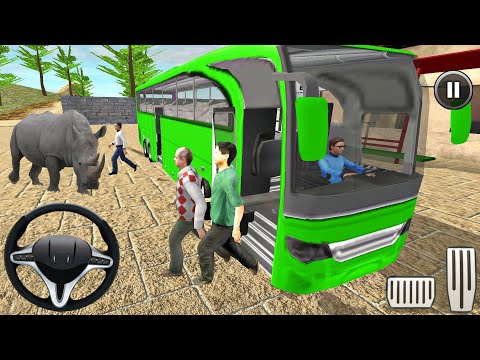3D Bus Driving Simulator Games - Uphill Offroad Mountain Bus Game Android Gameplay