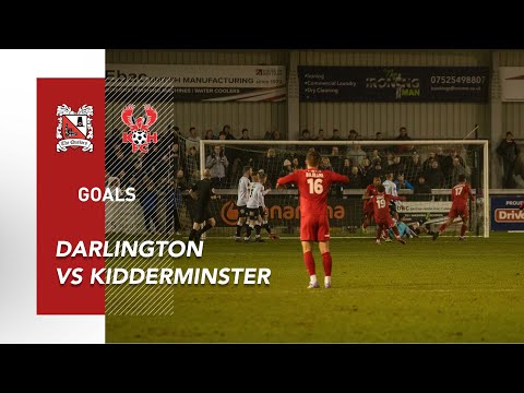Goals: Darlington v Kidderminster Harriers