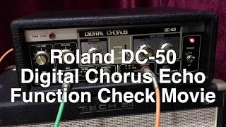 Video thumbnail for Roland DC-50 Digital Chorus Echo Function check video by JakeBox