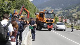 Blocchi di cemento per impedire accesso al Brennero dalla parte austriaca
