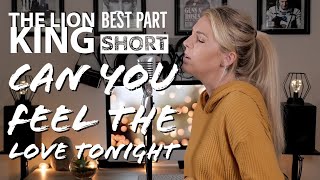 Can You Feel The Love Tonight - Elton John - (best part with lyrics) cover by Brigitte Wickens