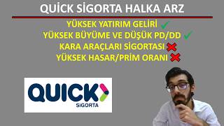 QUİCK SİGORTA İNCELEME VE KATILMA STRATEJİM [QUICK] YENİ HALKA ARZ