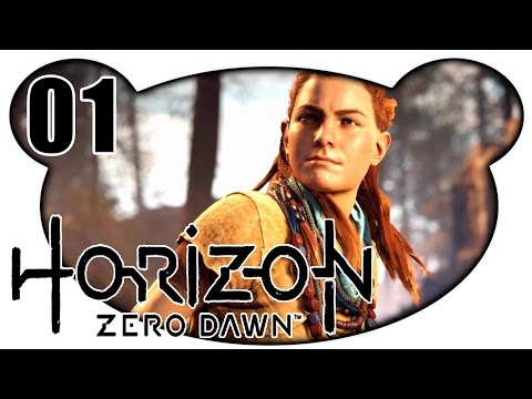 HORIZON ZERO DAWN #01 - Aloy, die Ausgestoßene (Let's Play Gameplay Deutsch PS4 Pro)