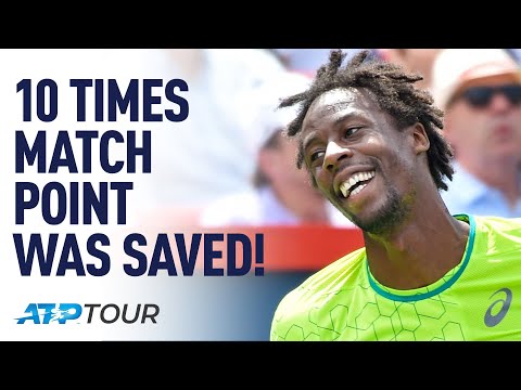 Теннис 10 Times Match Point Was Incredibly Saved! | TOP 10 | ATP