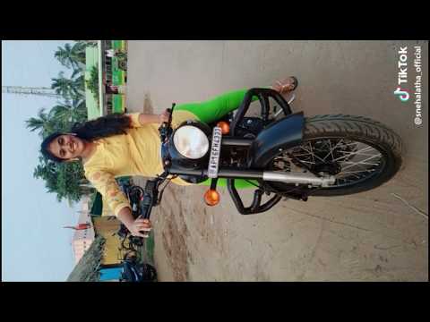 Beautiful Girl Biker Performs AMAZING Motorcycle   Bike stunt Wheelies 2019