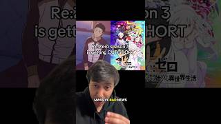 Re:Zero Season 3 is getting CUT SHORT. #rezero #isekai #anime #lightnovel #orv #sololeveling