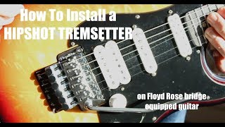 Video thumbnail for How To Install #HIPSHOT #TREMSETTER (Floyd Rose bridge) by Daniele Turani