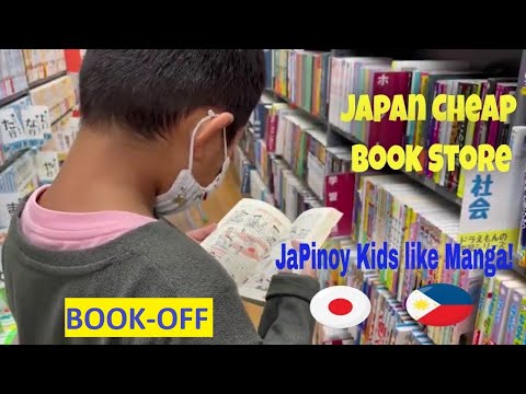 Book Off is where we buy second-hand and cheap books in Japan