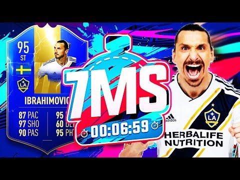 95 RATED TOTS IBRAHIMOVIC!! 7 MINUTE SQUAD BUILDER!! - FIFA 19 ULTIMATE TEAM