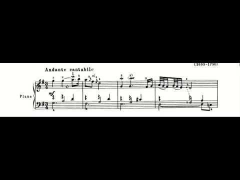 J.S.  Bach, Goldberg variations, Aria, BWV 988, Piano and Music Score