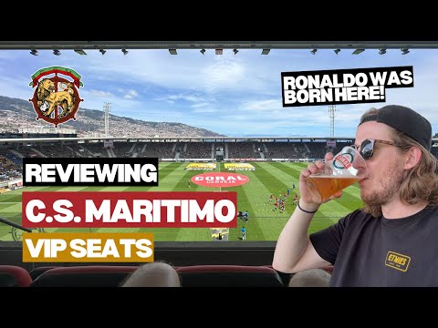 Reviewing C.S. Marítimo VIP Seats in Madeira… Cristiano Ronaldo was born here 🇵🇹