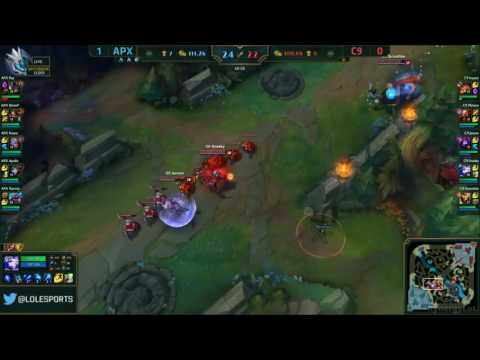 Apex vs Cloud 9 - Epic Base Race Ending - League of Legends