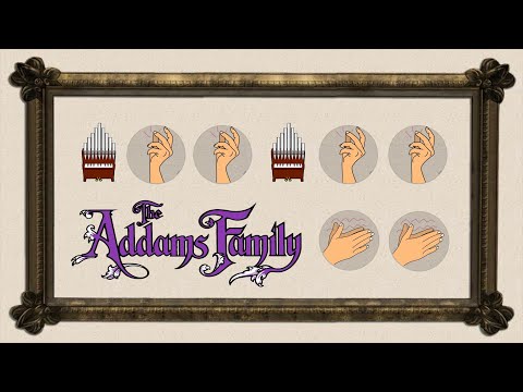 Addams Family Easy Body Percussion | Halloween Rhythm Play Along