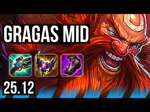 GRAGAS vs AKALI (MID) | 8/2/11, Dominating | KR Diamond | 25.12