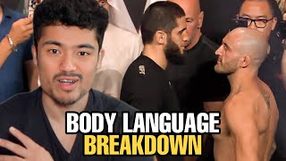 Body Language Breakdown: Islam Makhachev vs. Alexander Volkanovski 2