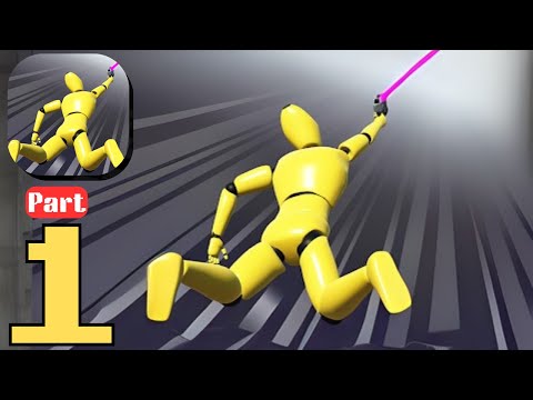 Grapple Hook Hero : Zip Action- ALL LEVELS Gameplay Walkthrough Part 1 (Android,ios)
