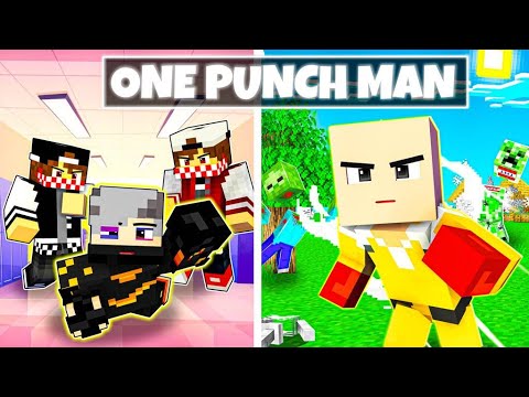 Raised By One-Punch Man DAD In Minecraft (Hindi)