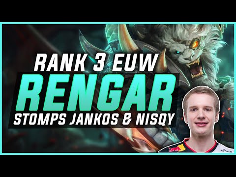 1550 LP RENGAR Hard CARRIES against Jankos and Nisqy
