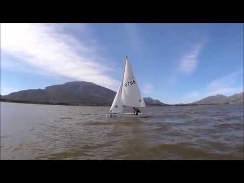Toby rudderless sailing training