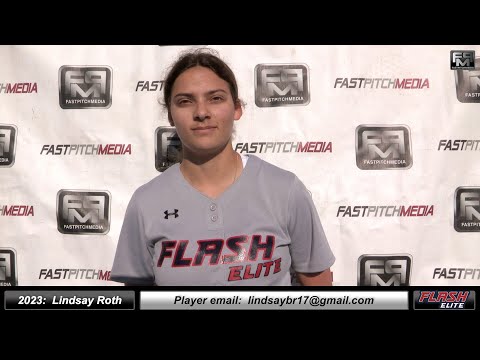 2023 Lindsay Roth 4.12 GPA - Middle Infielder Softball Skills Video - Flash