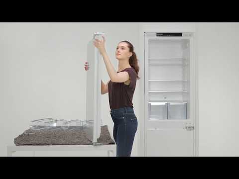 Cómo cambiar las bisagras de un frigorífico o congelador integrado | Consejos de uso AEG
